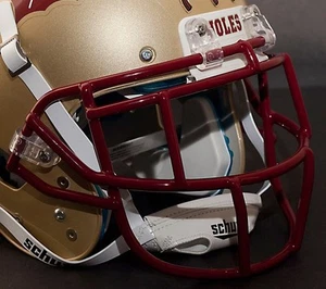 Schutt Super Pro EGOP Football Helmet Facemask / Faceguard (SAN FRAN RED) - Picture 1 of 2