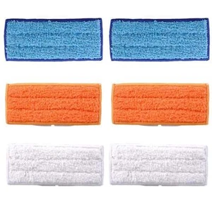 6 Pack Mopping Pads For Irobot Braava Jet 240 241 245 2 Wet Pads 2 Damp Pads 2 - Picture 1 of 7