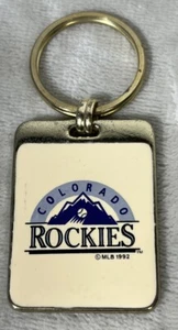 Colorado Rockies MLB Keychain 1992 125th Anniversary Baseball Souvenir - Picture 1 of 10