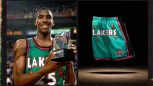 Just Don Mitchell & Ness LAKERS 1995 Phoenix ALL STAR GAME 🌵 AUTHENTIC SHORTS - Picture 1 of 13