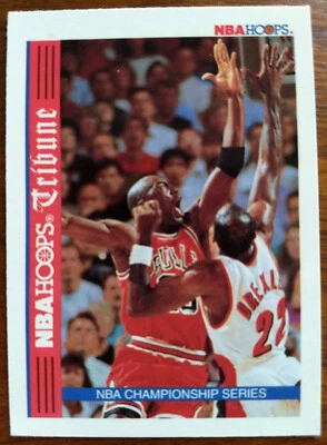 MICHAEL JORDAN, 1993 SKYBOX NBA HOOPS TRIBUNE, CHAMPIONSHIP SERIES #TR1 - Image 1 of 2