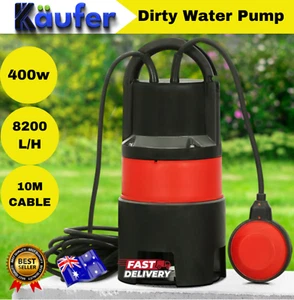 Giantz Submersible 400W Dirty Water Sump Pump Pool Pond Flooding Clean Bore Tank - Picture 1 of 8
