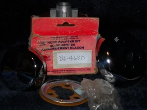 NOS 86-4680 Superior Chrome Steering Wheel Horn Kit-for 1972-1981 Chev LUV Truck - Picture 1 of 4