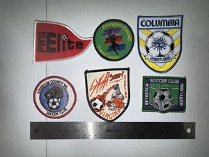 6 Lot Vintage Northern Virginia Maryland Youth Soccer Club Patches unbenutzt - Bild 1 von 23