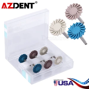 AZDENT Dental Composite Polishing Diamond System Polisher RA Disc 14mm Wheel Kit - Picture 1 of 12