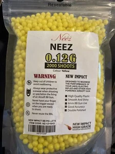 NEEZ Airsoft BB Pellets Luftgewehr Pistole Luftgewehr Kugeln hochwertig 2000 Stck. 0,12 g - Bild 1 von 1