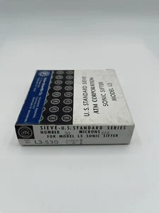U.S. STD. SONIC SIFTER SIEVE L3-S30 ATM CORP 595 MICRONS - VERY GOOD CONDITION - Picture 1 of 17