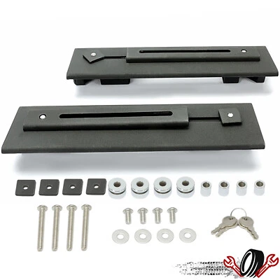 Universal Saddlebags Mounting Brackets For Yamaha Honda Suzuki 3"-8.5" Support - Image 1 of 4