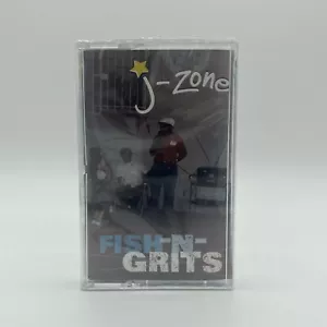 RARE J-ZONE Fish-N-Grits SEALED CASSETTE CLEAR BLUE OOP OLD MAID - Picture 1 of 6