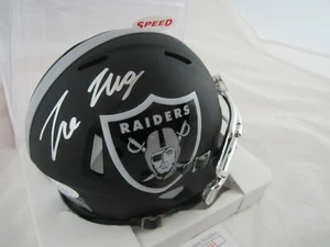 Trevon Moehrig Las Vegas Raiders Signed Autographed Speed Mini Helmet JSA - Picture 1 of 4