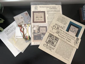 Cross Stitch Incomplete Jenning Bland Sampler English Elegance Eva Rosenstand - Picture 1 of 9