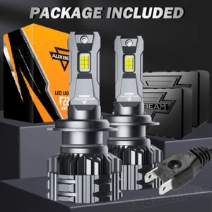 AUXBEAM H7 LED Faros Alto/Bajo Super Brillante 6500K 25000LM CANbus F22 GX - Imagen 1 de 15