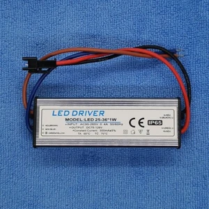 Waterproof AC LED Driver 25~36x1W 300mA Power Supply Lamp Light Bulb 25W 30W 36W - Picture 1 of 4