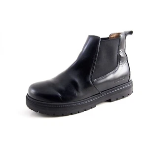 Birkenstock Chelsea Ankle Boots Black Leather Womens Size US 8 EU 38 - Picture 1 of 10