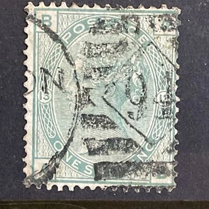 1873 Great Britain Sc# 64, SG# 115 Used 1sh QV Plate # 13 Sc $120 - Picture 1 of 1