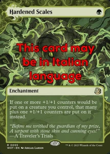 MTG HARDENED SCALES 55 EXC - SCAGLIE INDURITE - WOT IT - MAGIC - Picture 1 of 1