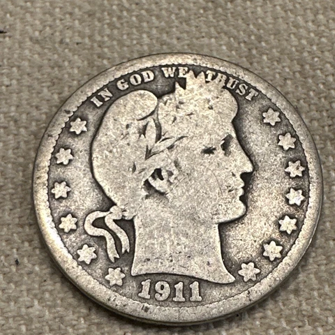 1911 Barber Quarter Cover