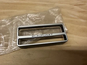 Blaupunkt Radio: Plastic Bezel Plug-In Trim Chrome Car Stereo Porsche, Vintage - Picture 1 of 2