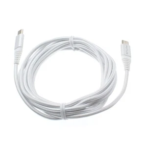 10ft Long USB-C Cable Fast Charger Power Cord (Type-C to Type-C) for Cell Phones - Picture 1 of 6