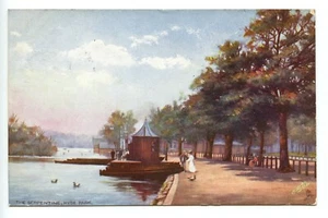 SERPENTINE HYDE PARK. Antike Raphael Tuck Oilette Postkarte verschickt 1906 - Bild 1 von 2