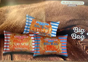 9 x Packets of 80g Big Bag Pork Scratchings (Pork Crunch) 3 of Each Flavour Keto - Picture 1 of 1