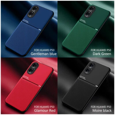 Funda Teléfono Absorbente Magnética Fricción Para Huawei P50 con Cable Gratis Moda Foto 1 de 4