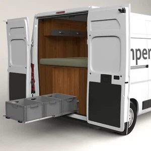 Heckauszug - Kastenwagen - Camper - Euro Box - Schwerlastauszug - 1200mm x 600mm - Bild 1 von 14
