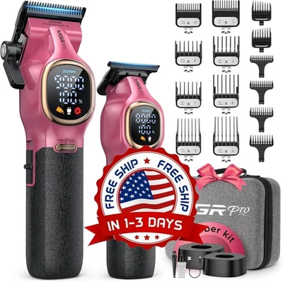 PRO Máquinas Profesionales Para Cortar Cabello Maquina Cortadora De Pelo Set MEN - Image 1 of 4