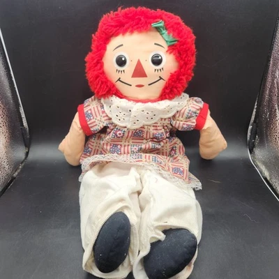 Muñeca Raggedy Ann 18" Playskool 10706 I Love You Heart Vintage 1989 Foto 1 de 4