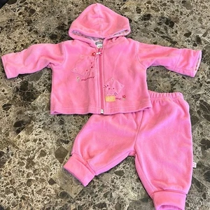 Carter's | Conjunto de conjunto de chaqueta forrada con capucha rosa polar para niñas - Imagen 1 de 12