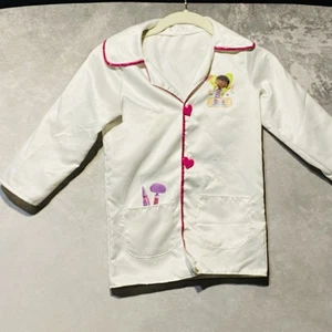 Doc Mcstuffins Verkleidung Kostüm Disney Jr Größe 4-6X weiß Ersatzmantel - Bild 1 von 8