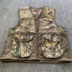 Game Winner Hunting Vest Mens RealTree Camo Camouflage Brown Size L - Picture 1 of 13