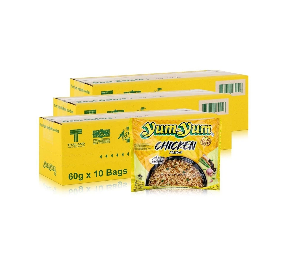YUM YUM Instant Nudeln 60g Huhn Packung 30er Multipack - Bild 1 von 1