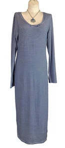 Peruvian Connection Marinero Kleid Gr. M ruhig Luxus gestreift Langarm Maxi - Bild 1 von 6