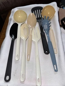 Vntg 8 - Taylor Made, Action & Ekco Nylon Slotted Spoons & Utensils - Picture 1 of 4