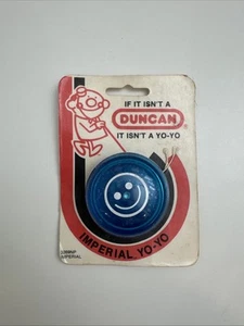 Vintage Genuine Duncan Yo-Yo, Imperial 3269NP New on Card Blue 1986 - Picture 1 of 4