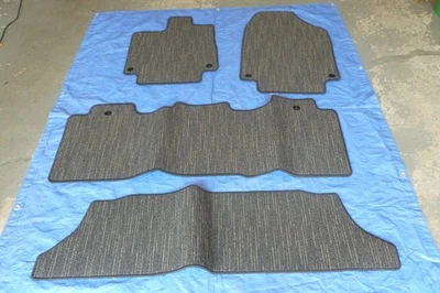 2018-2021 Honda Odyssey Factory OEM Carpet Floor Mats Set 4 Pieces Black/Brown Foto 1 de 4
