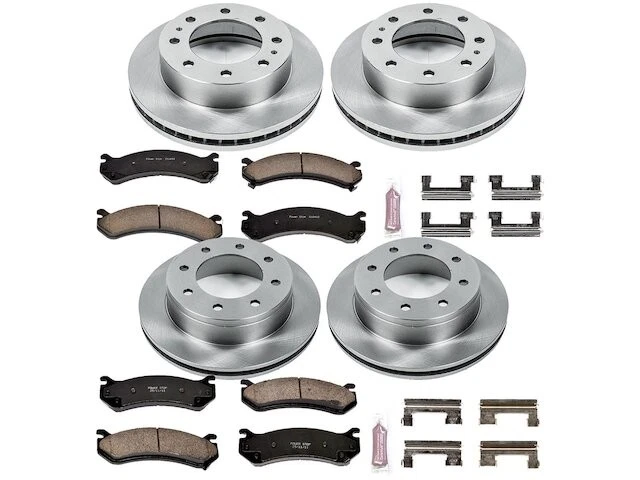 Kit de pastillas de freno delanteras y traseras y rotor para GMC Yukon XL 2500 TJ226BB 2000-2007 Foto 1 de 1