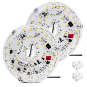 4 Inch Ceiling Fan LED Light Replacement 2-Pack, 15W 5000K 1600LM Dimmable LE... - Picture 1 of 7