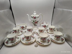 Wedgwood 21 Teile Cathay Bone China Teeservice 8 Tassen & Untertassen Teekanne Sahne & Zucker - Bild 1 von 21