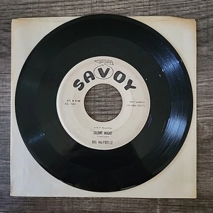 PROMO Big Maybelle Silent Night/White Christmas 7" 45 RPM SAVORY 45-1541 - Picture 1 of 3