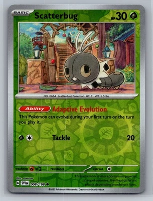 SV01: Scarlet & Violet Base Set #008/198 Scatterbug Reverse Holo - Image 1 of 2
