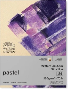 Winsor & Newton Professional Pastell Papier Block, 9" x 12", 24 Blatt, Erde  - Bild 1 von 8