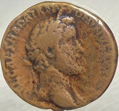 Genuine Ancient Roman Coin Emperor Antoninus Pius 138-161AD As Nice Details - Image 1 of 4
