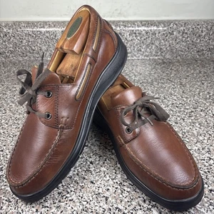 Mephisto Herren Leder Spinnaker Braun Bootsschuhe Soft-Air Technologie Herren 9 GUC - Bild 1 von 24