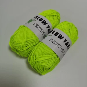 Shining DIY Fabric Glow Yarn Luminous Hand Knitting Yarn 50g Crochet String - Picture 1 of 12