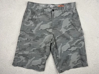 Urban Pipeline Cargo Shorts Mens 34 Gray Camouflage SuperFlex Stretch Outdoor - Image 1 of 4
