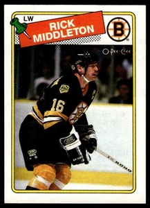 1988-89 O-Pee-Chee Rick Middleton Boston Bruins #87 - Picture 1 of 2