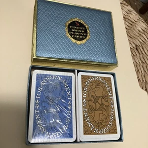 Cartas de juego de 2 barajas en caja (suizas). IOS de torneo. (Campeón de Deportes y Juegos) - Imagen 1 de 6