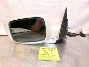 05 06 07 08 Acura RL Left Door Mirror OEM Power Heated Memory White 9 Wire - Picture 1 of 12